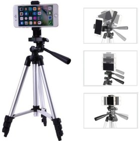 Resim Dymax Cep Telefonları Için 135 Cm Alüminyum Tripod Taşıma Çantalı Tripod Telefon Tutucu 