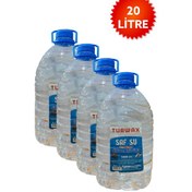 Resim Turwax 4x5 20 Litre Saf Su Akü ve Ütü Suyu 
