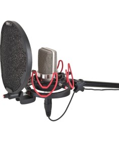 Resim Rycote 045003 Invision Usm-L Mikrofon Shock-Mount ve Pop Filtre Stüdyo Kiti 