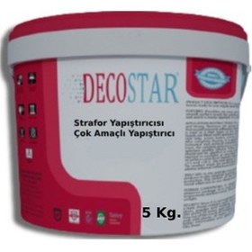 Resim Decostar Strafor Yapıştırıcısı- Çok Amaçlı Genel Yapıştırıcı 5 Kg 