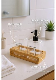 Resim Bambum Gela - 2'li Sabunluk Seti Ahşap 