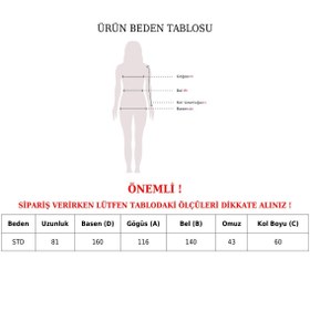 Resim MODAQU Standart Beden Garnili Modal Kumaş Tunik -Kahverengi 