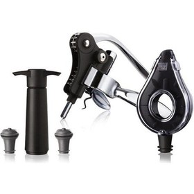 Resim Vacu Vin Air Deluxe Şarap Seti 5 Parça - Kutulu Çok Renkli 