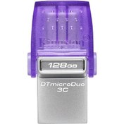 Resim Kingston 128GB DTDUO3CG3/128 DataTraveler microDuo 3C 200MB-s dual USB-A + USB-C Flash Bellek ORİJİNAL VE 5 YIL GARANTİLİ // HIZLI TESLİMAT // FATURALI