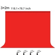 Resim Sunshine022 Kırmızı Puluz 118.1x78.7 İnç Stüdyo Fotoğrafçılık Fon Perdesi Kırmızı 