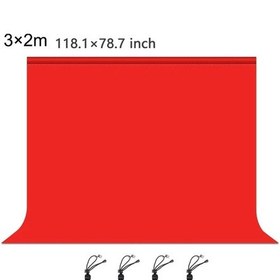 Resim Sunshine022 Kırmızı Puluz 118.1x78.7 İnç Stüdyo Fotoğrafçılık Fon Perdesi Kırmızı 