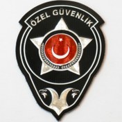 Resim ModaCanel Güvenlik Arma Göğüs 10 Adet Yeni Tip Özel Güvenlik 3D 