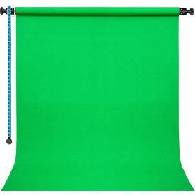 Resim Gdx Sabit (Tavan & Duvar) Kağıt Sonsuz Stüdyo Fon Perde (Green) 2.70X11 Metre 