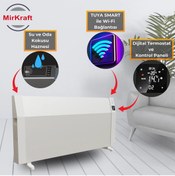 Resim Mirkraft ECON 110 Beyaz Dijital Konvektör Isıtıcı 600W Yüksek performanslı ısıtma 
