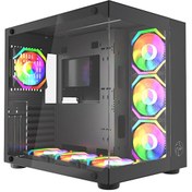 Resim Prime V3 Tuş Kontrollü RGB 7x120 MM Fan Oyuncu Bilgisayar Kasası Gametech