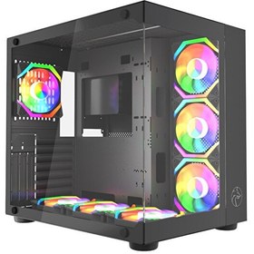 Resim Prime V3 Tuş Kontrollü RGB 7x120 MM Fan Oyuncu Bilgisayar Kasası 