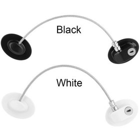 Resim Koruma Çocukların Düşmesini Önleyin Bebek Güvenlik Kilidi Pencere Kilitleri Dolap Kapı Kilidi Buzdolabı Kilidi Beyaz 