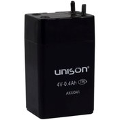Resim Unison 4 Volt 0.4 Amper Kuru Akü 4V 0.4A / 449524914 