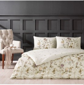 Resim Taç Nina Ranforce Tek Kişilik Nevresim Takımı Bej 000000001000049278 Bej 