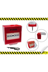 Resim LOREX LR-5100R0 Yangın Ihbar Kır-bas Butonu (Kırmızı) 