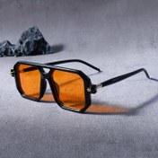 Resim CABECADE Erkek & Kadın Klasik Kare Çift Köprülü Gözlük - Kaplumbağa Kabuğu Desensiz Siyah Çerçeve, Büyük Boy Kare Uyumlu Gözlük, Fotoğraf Çekimleri ve Partiler İçin Moda Dışı Gözlük 