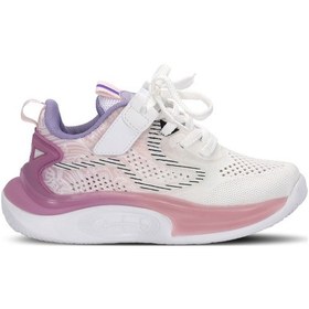 Resim Slazenger Nıtro Kız Çocuk Beyaz / Lila Günlük Spor Ayakkabısı 
