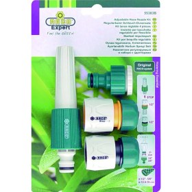 Resim Güzel Hediyem 55383 Ayarlı Sprey Başlıklı, Bağlantı Adaptörlü Hortum Ucu Tabanca Seti 1/2" 