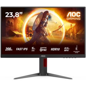 Resim Aoc 24g4ha 23.8" 200hz 1ms Hdmı Dp G-sync Adaptivesync Pivot Hdr10 Fhd Fast Ips Gaming Monitör 