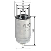 Resim Fiat Doblo Cargo 1.9 Jtd Bosch Mazot Yakıt Filtresi 2001-2004 