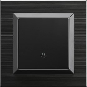 Resim Ovivo Quantum Siyah Zil Anahtarı Çerçeveli 