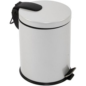 Resim GörSeç 30 Litre Gri Çöp Kovası Paslanmaz Pedallı 30 Litre Çöp Kovası Ayaklı Ofis Lüks Mutfak Bahçe Kovası 