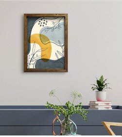 Resim Bk Gift Otel Odası Konseptli Doğal Masif Ahşap Çerçeveli Tablo 45 (551119934) 