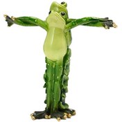 Resim Aircraft (Carrier) Jzcat Amerikan Yoga Kurbağa Reçine El Sanatları Şarap Dolabı Dekorasyonu-a008 