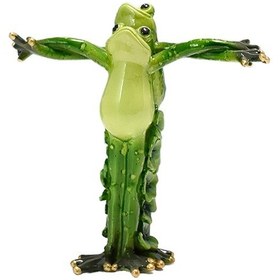 Resim Aircraft (Carrier) Jzcat Amerikan Yoga Kurbağa Reçine El Sanatları Şarap Dolabı Dekorasyonu-a008 