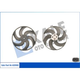 Resim Fan-motor 260w 380mm 12v Renault 19 88 / 95 Clıo 90 / 98 1.4 1.8 1.9d/dtı 