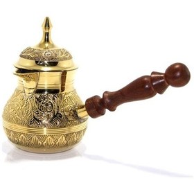 Resim Pirinç Cezve 6'' İnç Çok Renkli 