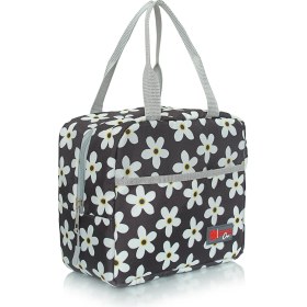 Resim Dys Case 2'li Set Yemek Taşıma Çantası Sıcak ve Soğuk Termal Termos Çanta Kamp Piknik Soğutucu Buzluk Çanta 