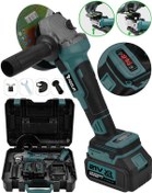 Resim Assur ASR325 21V Çift Akülü Dijital Avuç Taşlama Mavi 