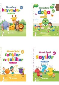 Resim 0-2 Yaş Bebek Kitaplığı 10 Kitap 0-24 Ay Ilk Kitaplarım / Kavramlar Okuma Takip Ayracı 