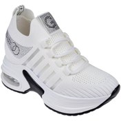 Resim Guja İçten Gizli Dolgu Tabanlı Kadın Spor Ayakkabı GJ-30014 BEYAZ 