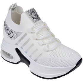 Resim Guja İçten Gizli Dolgu Tabanlı Kadın Spor Ayakkabı GJ-30014 BEYAZ 