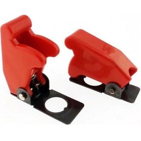 Resim IC-161B Toggle Switch Emniyet Kapağı Ø12mm için Kırmızı 25Adet 