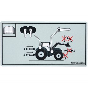 Resim AGCO Dekal - Massey Ferguson / Fendt / Valtra | ACW1448650 