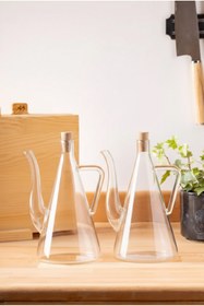 Resim FH finehome Oliva 2'li İbrik Yağdanlık 500Ml 