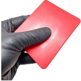 Resim Teflonlu Kare Ragle Folyo Cam Filmi Çekme Aparatı Kırmızı 