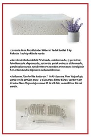 Resim Saban Dikdörtgen Yedek Tablet - Nem Alıcı - Lavanta - 1 Kilogram 