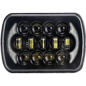 Resim Adet 7 İnç Led Far 7x6 5x7 İnç Kare Led Far Uzun/kısa Far Drl Dönüş Sinyali 200w Siyah 