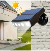 Resim Fastbuy Güneş Enerjili Beyaz Hareket Sensörlü Bahçe Kapı Aydınlatma 