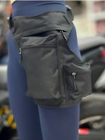 Resim pinlock Su Geçirmez Motosiklet Bacak Çantasi 3 Gözlü Motorcu Çantasi 