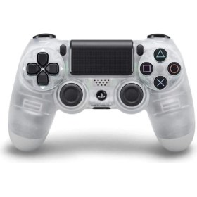 Resim Ps4 Kablosuz Gamepad Joystick Yenilenmis Gamepad Controller - Şeffaf Beyaz 