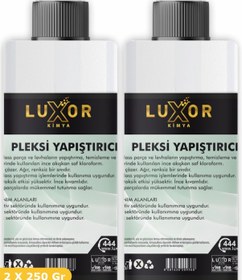 Resim Luxor Kimya Pleksi Yapıştırıcı 2 X 250 Gr 