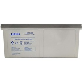 Resim HEGEL 200Ah 12V Jel Akü 