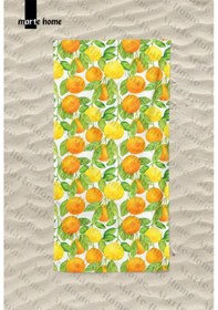 Resim Marte Home Narenciye - Baskılı Plaj Havlusu Sarı, Turuncu 