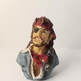 Resim Kumbara Banka Kutusu Birikim Karayip Korsanı Biblo Heykel Ev Süsü Dekor 