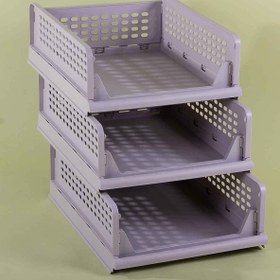 Resim QUTU Foldable-shelf 3'lü Dekoratif Katlanabilir Raf Seti 